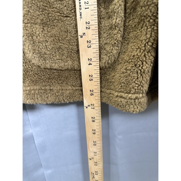 Teddi Jacket Womens Medium Fleece Patchwork Button Up Boho Cottagecore Cozy - Picture 9 of 10